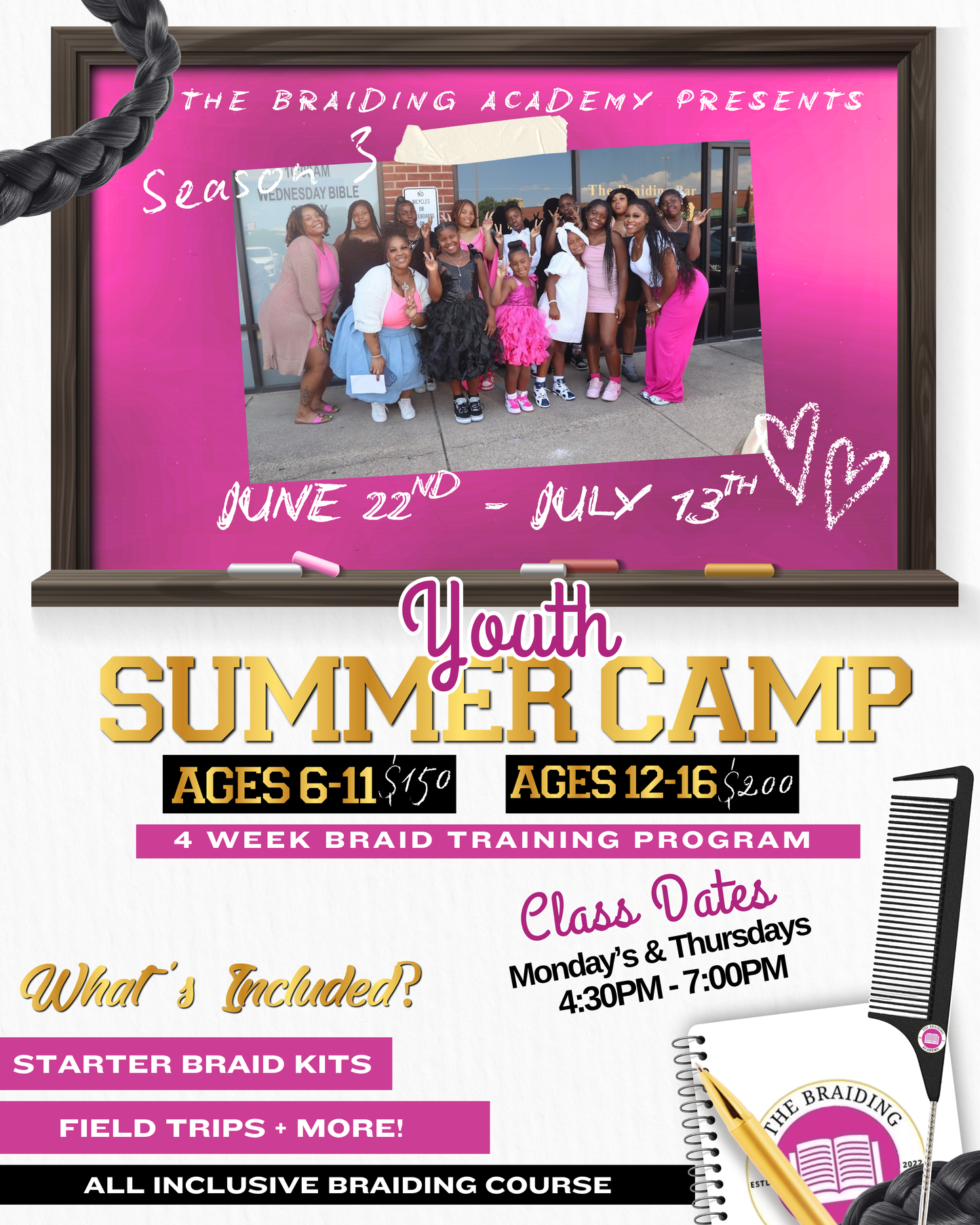 Youth Summer Camp (Ages 12-16)